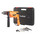 15 003 Vonhaus Rotary Hammer Drill Electric Corded Demolition Power Tool Case 9 Piece Bit Set 095362252143 15 003 Vonhaus Rotary Hammer Drill Electric Corded Demolition Power Tool Case 9 Piece Bit Set 095362252143