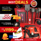 182737821 Hilti Te Hammer Drill Preowned Free Chisels Bits Extras Fast 182737821 Hilti Te Hammer Drill Preowned Free Chisels Bits Extras Fast