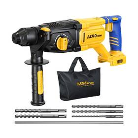 Ac-rh01 Acropow Sds-plus Cordless Rotary Hammer Drill For Dewalt 20v Battery Brushl... Fa Ac-rh01 Acropow Sds-plus Cordless Rotary Hammer Drill For Dewalt 20v Battery Brushl... Fa