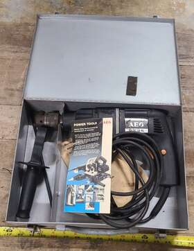 Sb2e-16 Aeg Sb2e16 Rl Rotary Hammer Drill With 1/2 Inch Chuck Metal Case Made In Germany