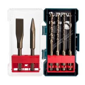 Ruike-6dcz Aprw 6 Pcs Sds Plus Bits Carbide Tipped Hammer Drill And Chisels 5/32 3/16 Ruike-6dcz Aprw 6 Pcs Sds Plus Bits Carbide Tipped Hammer Drill And Chisels 5/32 3/16
