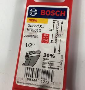 40zj47 Bosch 000346312225 Hc5013 Hammer Masonry Drill 1/2in Carbide