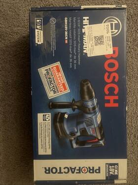 Gbh18v-36cn Bosch Profactor 18v Sdsmax 1-9/16 Hitman Rotary Hammer Brand New Gbh18v-36cn Bosch Profactor 18v Sdsmax 1-9/16 Hitman Rotary Hammer Brand New
