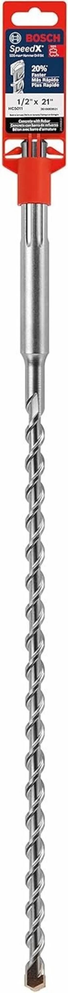 Hcfc5011 Bosch Hc5011 Speedx Sds-max Hammer Drill Bit 1/2 Inch X 21 Concrete With Rebar