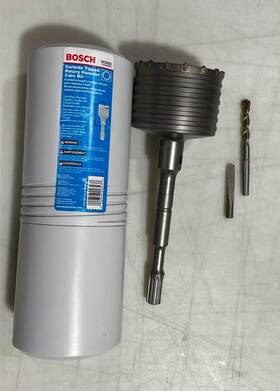 Hc8050 Bosch 4 Inch X 12 Spline Shank Carbide Tipped Rotary Hammer Bit Hc8050 Bosch 4 Inch X 12 Spline Shank Carbide Tipped Rotary Hammer Bit