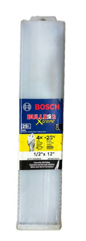 Hcfc2084b25 Bosch 1/2-inch By 10-inch 12-inch Sds Plus X5l Drill Bit