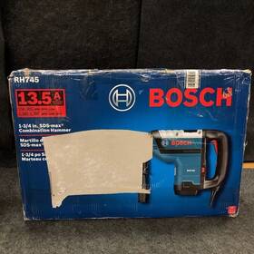 Rh746 Bosch 13.5 1-34 Corded Variable Speed Sds-max Rotary Hammer Drill Rh746 Bosch 13.5 1-34 Corded Variable Speed Sds-max Rotary Hammer Drill
