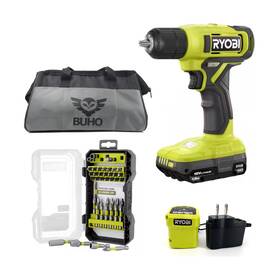 Pdd209kar2038buho01 Buho Cordless Drill Set Bundle With Ryobi 18v One Driver 3/8 Inc... Fast Ship Pdd209kar2038buho01 Buho Cordless Drill Set Bundle With Ryobi 18v One Driver 3/8 Inc... Fast Ship