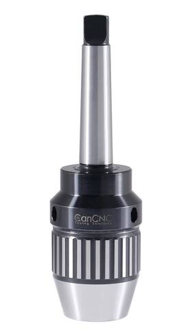 0537-1202 Cancnc Tooling Solutions 1/16-1/2 Inch Mt2 Precision Keyless Drill Chuck Heavy-duty With Integrated Shank