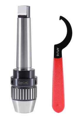 0537-1204 Cancnc Tooling Solutions 1/16-1/2 Inch Mt4 Precision Keyless Drill Chuck Heavy-duty With Integrated Shank 0537-1204 Cancnc Tooling Solutions 1/16-1/2 Inch Mt4 Precision Keyless Drill Chuck Heavy-duty With Integrated Shank
