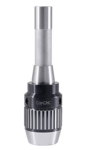 0537-1208 Cancnc Tooling Solutions 1/16-1/2 Inch R8 Precision Keyless Drill Chuck Heavy-duty With Integrated Shank 0537-1208 Cancnc Tooling Solutions 1/16-1/2 Inch R8 Precision Keyless Drill Chuck Heavy-duty With Integrated Shank