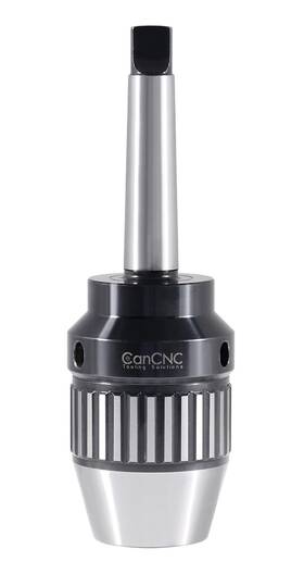 0537-5802 Cancnc Tooling Solutions 1/16-5/8 Inch Mt2 Precision Keyless Drill Chuck Heavy-duty With Integrated Shank