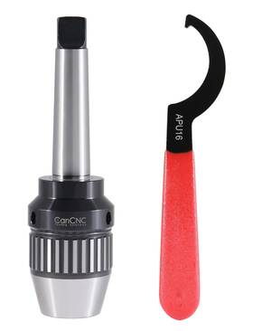 0537-5803 Cancnc Tooling Solutions Precision Keyless Drill Chuck Heavy-duty With Integrated Shank Titanium Jaw