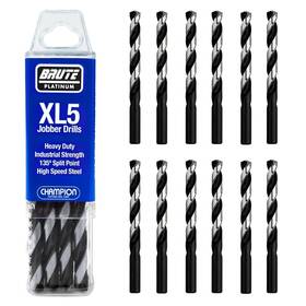 Champion Xl5-1/8 Cutting Tool Brute Platinum Heavy Duty Jobber Drill Bits 12