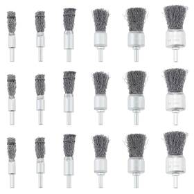Chgimposs Abr 404 18 Pack Wire Brush Drill Attachments 6 Sizes Wheel For 0.012 Inch Cr Chgimposs Abr 404 18 Pack Wire Brush Drill Attachments 6 Sizes Wheel For 0.012 Inch Cr