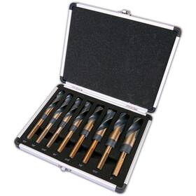 Cortool 939025614609 Drill Bit Set Reduced Shank 8 Sizes From 9/16 Inch To 1 Hss M2 Blac Cortool 939025614609 Drill Bit Set Reduced Shank 8 Sizes From 9/16 Inch To 1 Hss M2 Blac