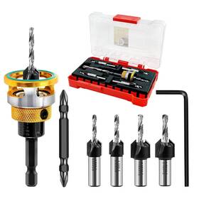 Dk2-o052402d001.aus Dartotek Countersink Drill Bit Set - Hss M2 Counter Sink Adjustable Depth Fo Dk2-o052402d001.aus Dartotek Countersink Drill Bit Set - Hss M2 Counter Sink Adjustable Depth Fo