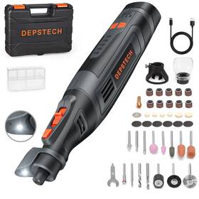 A1l-us Depstech Cordless Rotary Tool Kit 8v 2.5ah Larger Battery 5-speed 30000rpm A1l-us Depstech Cordless Rotary Tool Kit 8v 2.5ah Larger Battery 5-speed 30000rpm