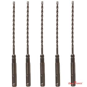 Do41203-5 Drillforce 5pcs 1/4 Inch X7 Drill Bit Set Sds Rotary Hammer Concrete Masonry Carbide Tip Bits Do41203-5 Drillforce 5pcs 1/4 Inch X7 Drill Bit Set Sds Rotary Hammer Concrete Masonry Carbide Tip Bits