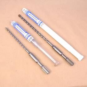 Ae-070-133 Driltec 2 New Spline Shank Rotary Hammer Drill Bits Carbide Tipped 3/8 Inch And 1/2