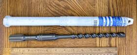 Ae-222 Driltec Spline Shank Rotary Hammer Drill Bit 5/8 Inch X 13