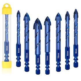 Dualshine Zl26-008 8 Pcs Masonry Drill Bit Set 2025 Upgraded Concrete 6-14mm Serrated