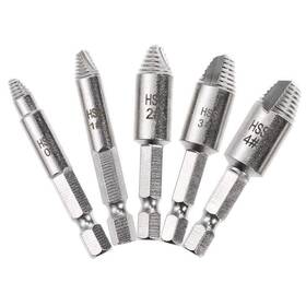 Ha0233 Edinstry 5 Pcs Extractor Drill Bits 4 In 1 Screw Guide Set Damaged Kit