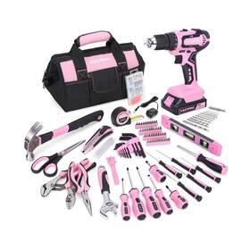 F00712 Fastpro 232-piece 20v Pink Cordless Lithium-ion Drill Driver And Ho... Fast Ship F00712 Fastpro 232-piece 20v Pink Cordless Lithium-ion Drill Driver And Ho... Fast Ship
