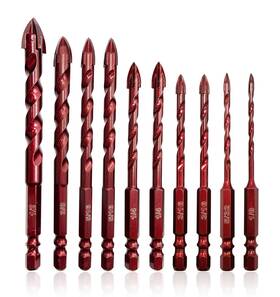 Fwdgl00051 Fewell Masonry Drill Bits 10 Pcs Concrete Bit Set Size 1/8 Inch To 1/2 P