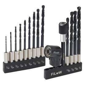 Lp18 Filww Cobalt Drill Bit Set With Right Angle Adaptor And Extension Lp18 Filww Cobalt Drill Bit Set With Right Angle Adaptor And Extension