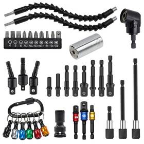 Lp38 Filww 38pcs Flexible Drill Bit Extension 105 Right Angle Hol... Fast Lp38 Filww 38pcs Flexible Drill Bit Extension 105 Right Angle Hol... Fast