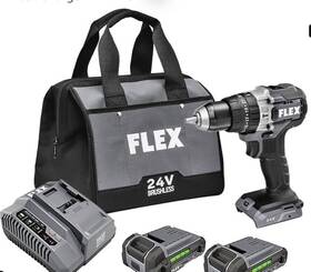 Fx1251-2a Flex 24v Brushless 1/2 Inch 2-speed Cordless Hammer Drill Kit 2.5ah