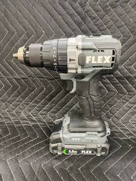 Fx0111 Flex Fx1251 Hammer Drill 1/2 Inch Brushless 24v With 2.5ah Battery Used