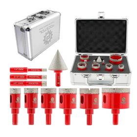 F2-b42405l07 Focstol Diamond Core Drill Bits Set - 10pcs 6/8/10/20/25/28/32/35/50mm 35mm F2-b42405l07 Focstol Diamond Core Drill Bits Set - 10pcs 6/8/10/20/25/28/32/35/50mm 35mm