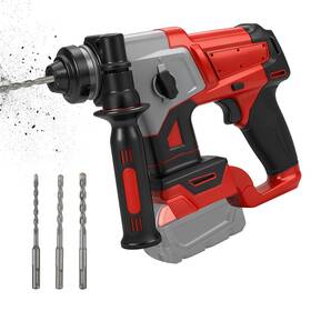 Fase4894 Formipow Sds Plus Rotary Hammer Drill For Milwaukee 18v Battery 3j Impact Brushless R