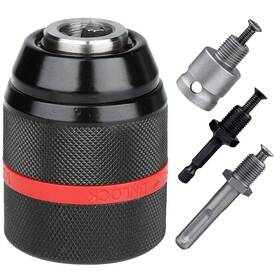Gy130201 Ganyee 1-13mm Keyless Drill Chuck Adapter Kit 1/2 Inch -20unf With Sds-plus Shank 1/4 He Gy130201 Ganyee 1-13mm Keyless Drill Chuck Adapter Kit 1/2 Inch -20unf With Sds-plus Shank 1/4 He