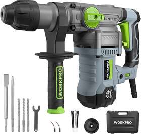 Hangzhou Great Star Industrial Co. Ltd. 445055230249 Workpro 1-1/4 Inch Sds-plus Rotary Hammer Drill 12.5amp Heavy Duty Corded Vers