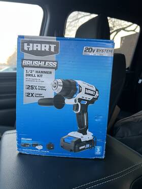Hphd25b Hart 1/2 Inch Brushless Hammer Drill Kit 20v System Mpn Hphd25b Hart 1/2 Inch Brushless Hammer Drill Kit 20v System Mpn