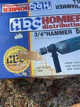 800w Hdc Homier Distributing Hd34 3/4 Inch Hammer Drill Corded 110v Up To 3000 Rpm 800w Hdc Homier Distributing Hd34 3/4 Inch Hammer Drill Corded 110v Up To 3000 Rpm