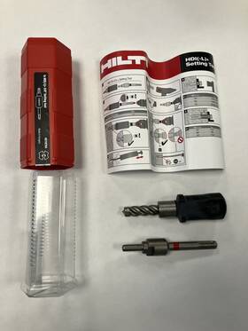 2112764 Hilti Tool And Drill Bit Combo Hdi -l 3/8 Inch With Auto Set Anchor 2112764 Hilti Tool And Drill Bit Combo Hdi -l 3/8 Inch With Auto Set Anchor
