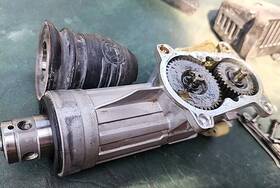 349287 Hilti 36v Hammer Drill Te7a Te7-a - Sds Gearbox Head Handle Motor Housing