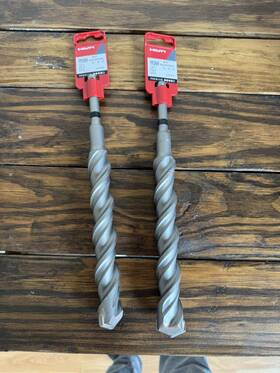 Hilti 613024554485 Te-cx Sds Plus Imperial Hammer Drill Bit 26/27 1 Inch -10 Lot 2
