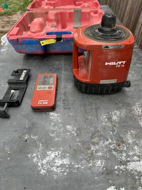 Pa350 Hilti Pr16 Rotating Laser Kit And With Carry Case
