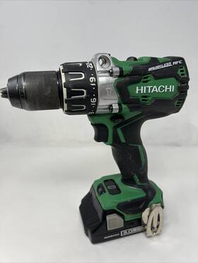 18dbl2 Hitachi Dv 18v 1/2 Inch Cordless Hammer Drill With 3 Ah Battery