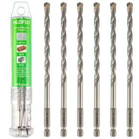 Hex14x6p6g Hlofizi 1/4 Inch X 6 Masonry Drill Bits Concrete Hammer Carbide Tipp