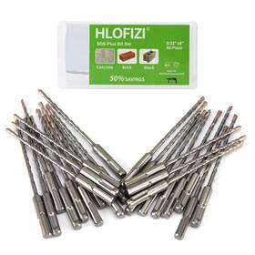 Plus532x6p50 Hlofizi 5/32 Inch X 6-1/4 Masonry Drill Bits Sds Plus Hammer