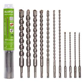 Splus1x12p11 Hlofizi Sds Plus Bits 11-piece Rotary Hammer Drill Set For Masonry Concrete Bloc Splus1x12p11 Hlofizi Sds Plus Bits 11-piece Rotary Hammer Drill Set For Masonry Concrete Bloc