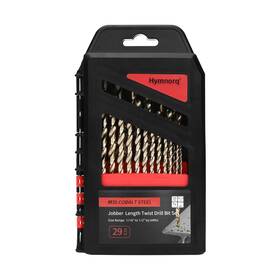 Hymnorq 733424628702 29-piece Cobalt Drill Bit Set With Tough Abs Index Case For... Fast Ship Hymnorq 733424628702 29-piece Cobalt Drill Bit Set With Tough Abs Index Case For... Fast Ship