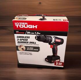 Hypertough 889526387464 Hyper Tough 20v Max Lithium-ion Cordless Hammer Drill 1/2 Inch Chuck Read Descr Hypertough 889526387464 Hyper Tough 20v Max Lithium-ion Cordless Hammer Drill 1/2 Inch Chuck Read Descr