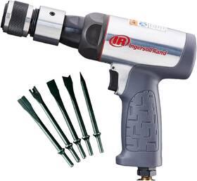 123maxk Ingersoll Rand 663023152578 Short Barrel Air Hammer Kit 5 Pc Chisel Set Quick Ch